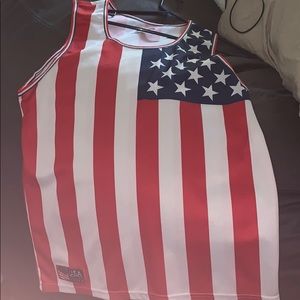 Men’s medium flag tank
